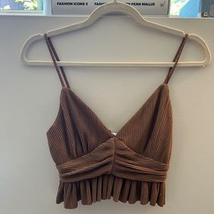 Urban Outfitters Brown Crop Top NWT